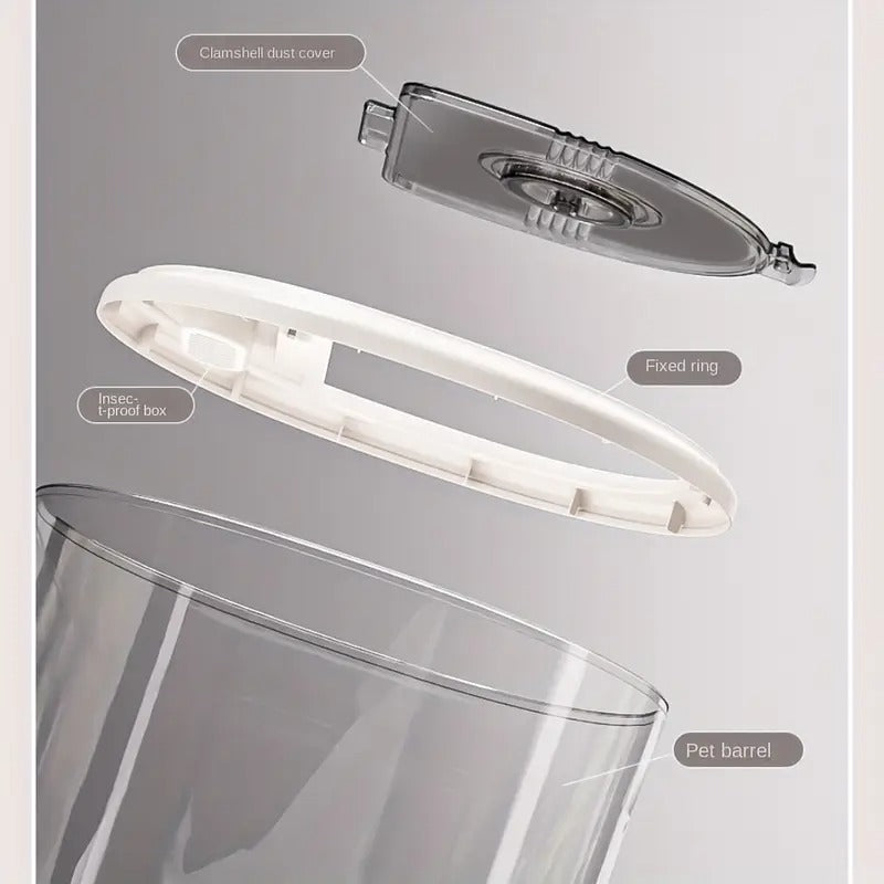 transparent plastic rice bucket household insect moisture - Temu