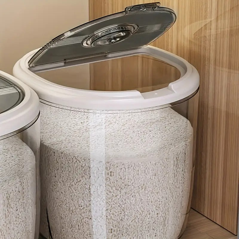 transparent plastic rice bucket household insect moisture - Temu